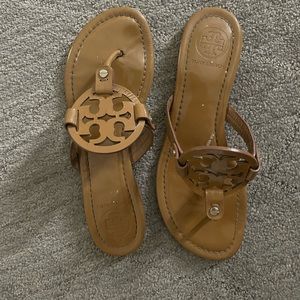 Tory Burch Sand/Nude Patent Leather Sandals